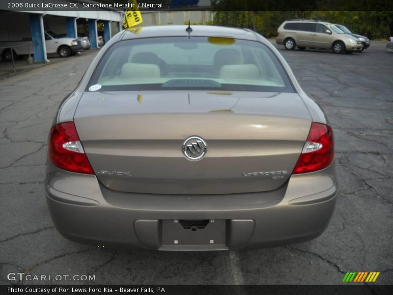 Sandstone Metallic / Neutral 2006 Buick LaCrosse CX