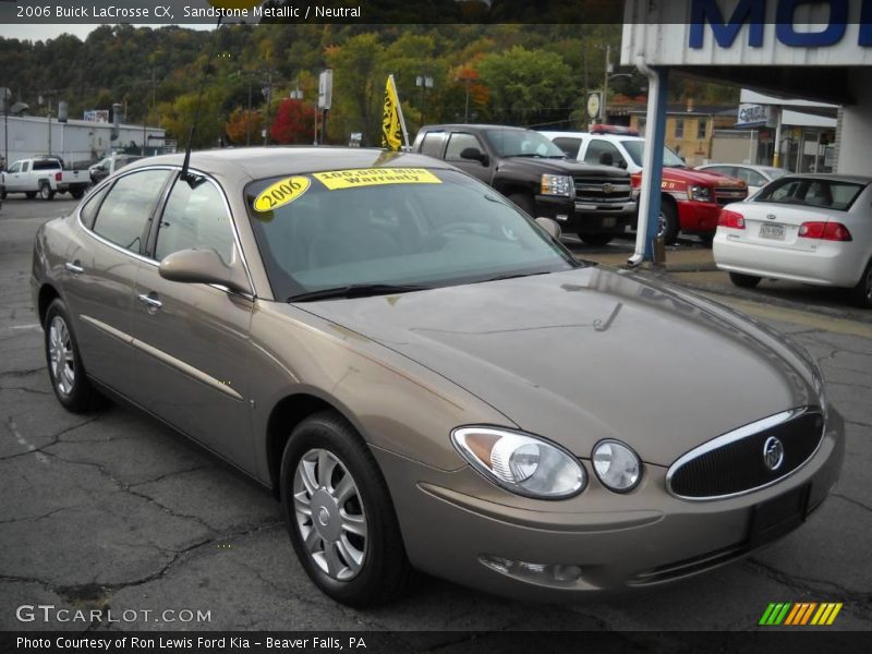 Sandstone Metallic / Neutral 2006 Buick LaCrosse CX