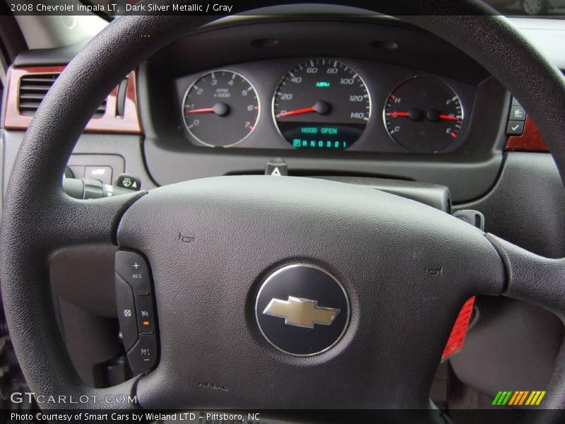 Dark Silver Metallic / Gray 2008 Chevrolet Impala LT