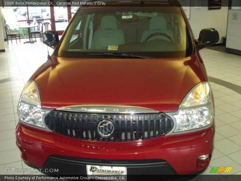 Cardinal Red Metallic / Gray 2006 Buick Rendezvous CX