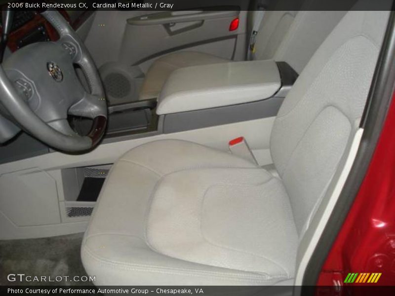 Cardinal Red Metallic / Gray 2006 Buick Rendezvous CX