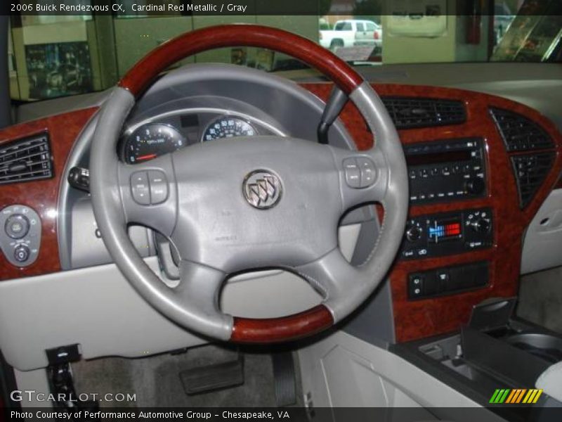 Cardinal Red Metallic / Gray 2006 Buick Rendezvous CX