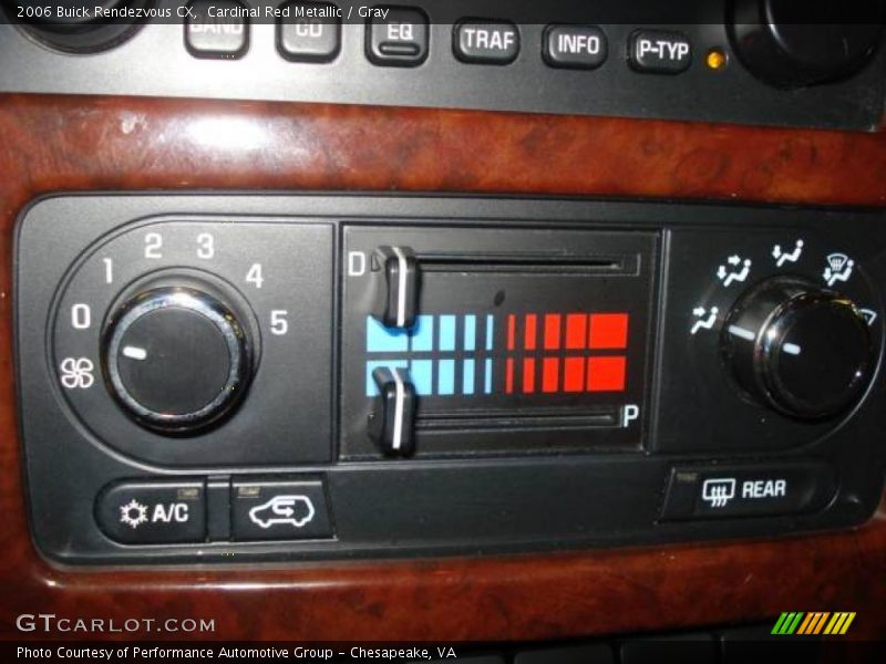 Cardinal Red Metallic / Gray 2006 Buick Rendezvous CX