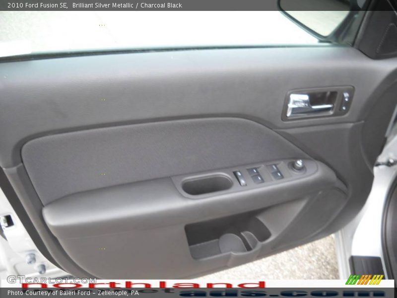 Brilliant Silver Metallic / Charcoal Black 2010 Ford Fusion SE