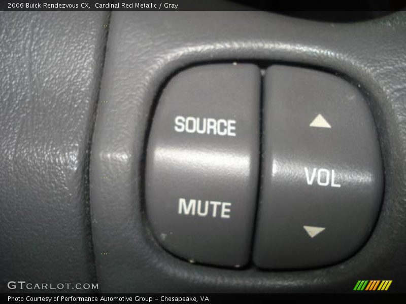 Cardinal Red Metallic / Gray 2006 Buick Rendezvous CX