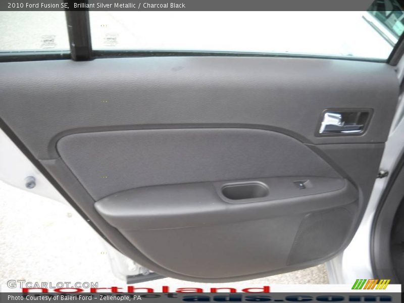 Brilliant Silver Metallic / Charcoal Black 2010 Ford Fusion SE