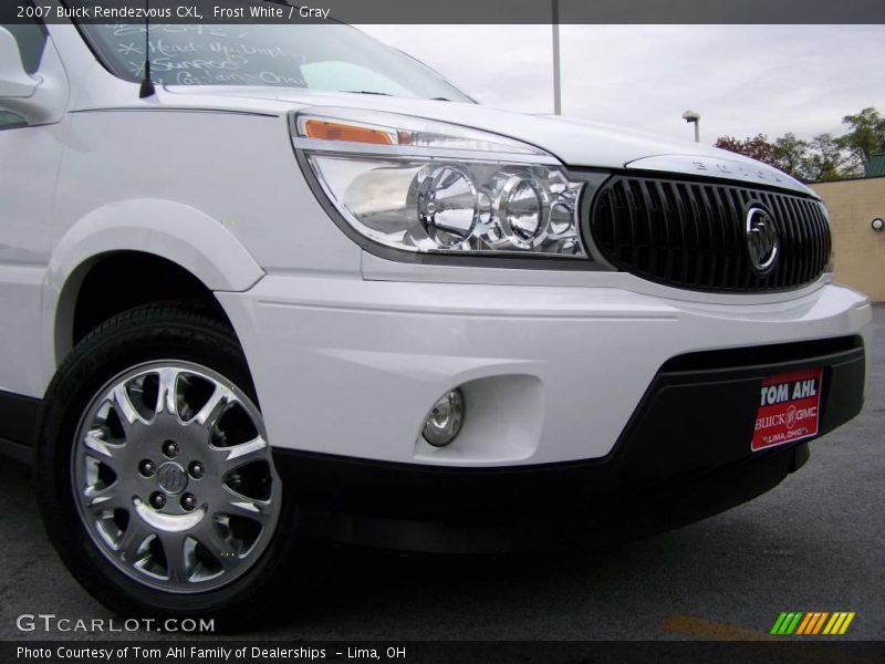 Frost White / Gray 2007 Buick Rendezvous CXL