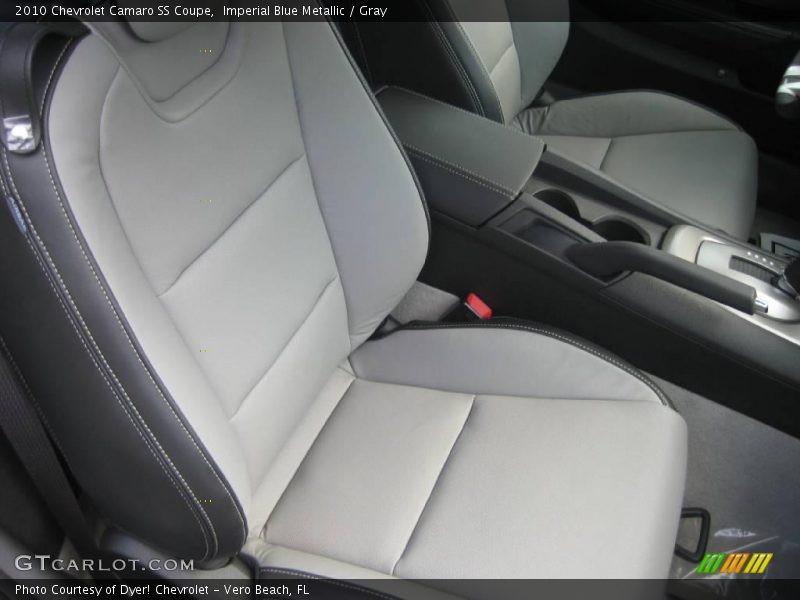 Imperial Blue Metallic / Gray 2010 Chevrolet Camaro SS Coupe