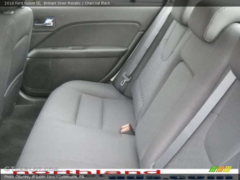 Brilliant Silver Metallic / Charcoal Black 2010 Ford Fusion SE