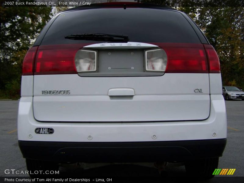 Frost White / Gray 2007 Buick Rendezvous CXL
