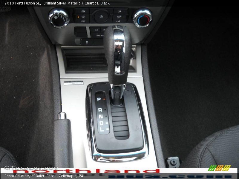 Brilliant Silver Metallic / Charcoal Black 2010 Ford Fusion SE