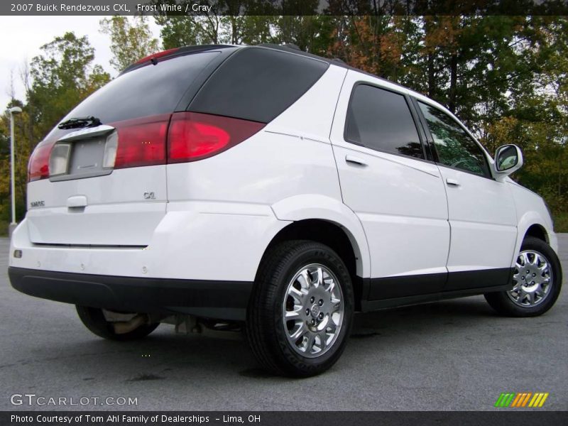 Frost White / Gray 2007 Buick Rendezvous CXL