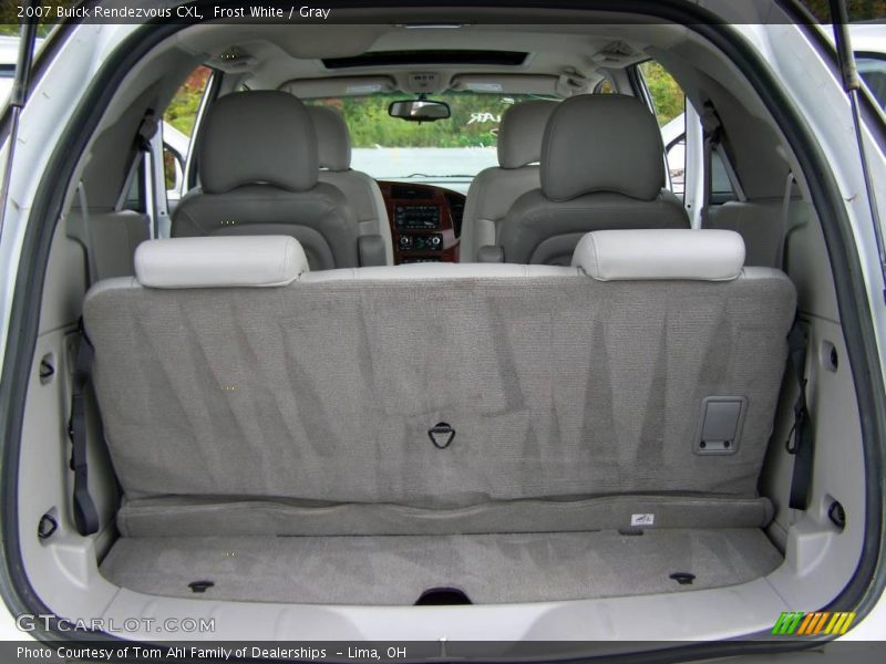 Frost White / Gray 2007 Buick Rendezvous CXL