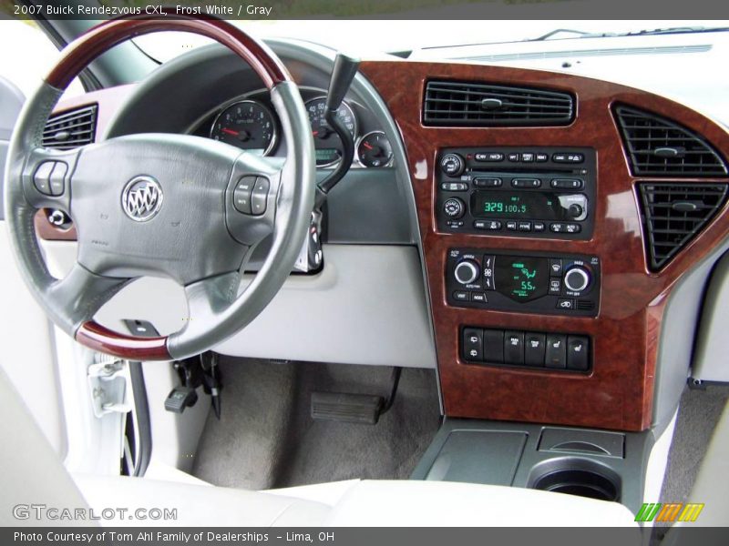 Frost White / Gray 2007 Buick Rendezvous CXL