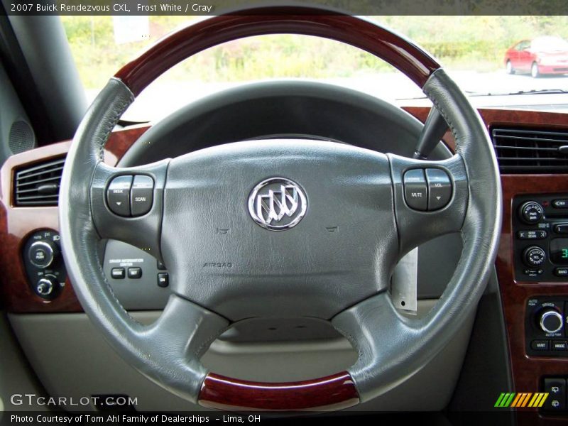 Frost White / Gray 2007 Buick Rendezvous CXL