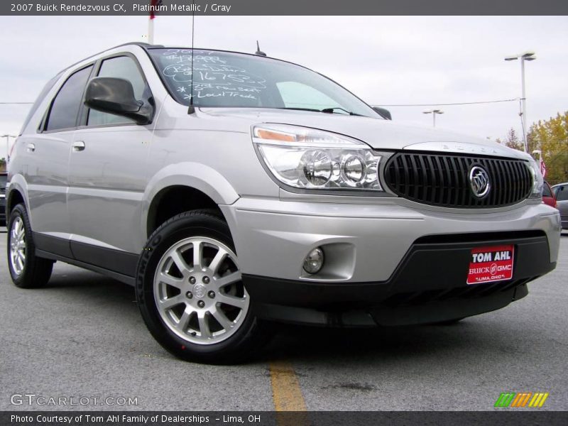 Platinum Metallic / Gray 2007 Buick Rendezvous CX