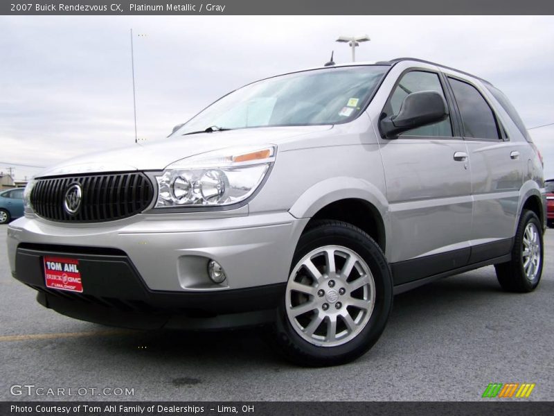 Platinum Metallic / Gray 2007 Buick Rendezvous CX