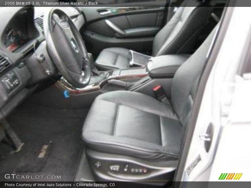 Titanium Silver Metallic / Black 2006 BMW X5 3.0i