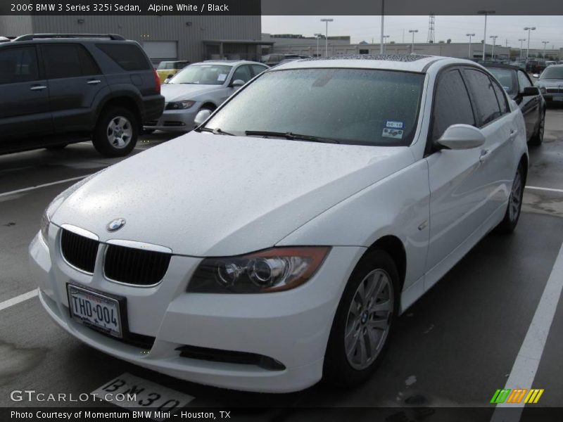 Alpine White / Black 2006 BMW 3 Series 325i Sedan