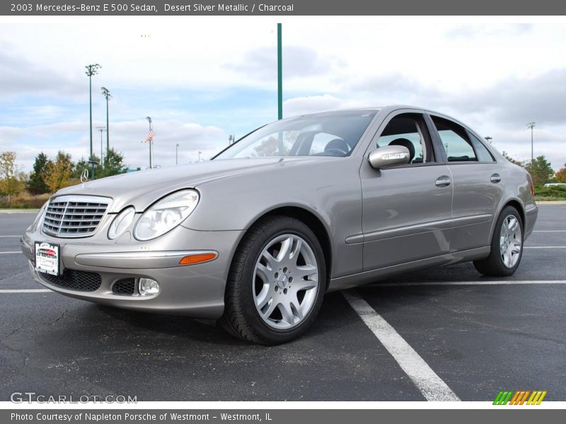 Desert Silver Metallic / Charcoal 2003 Mercedes-Benz E 500 Sedan