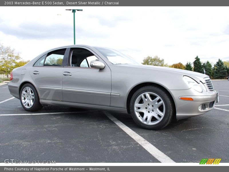 Desert Silver Metallic / Charcoal 2003 Mercedes-Benz E 500 Sedan