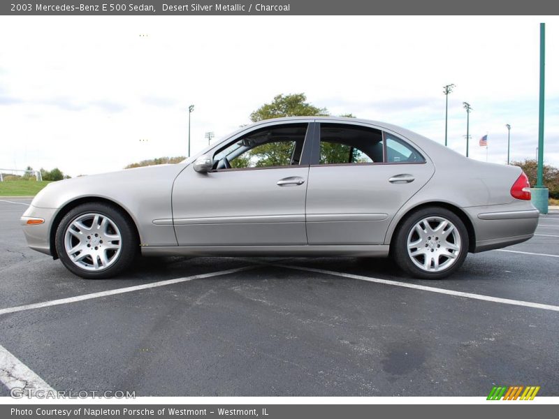 Desert Silver Metallic / Charcoal 2003 Mercedes-Benz E 500 Sedan