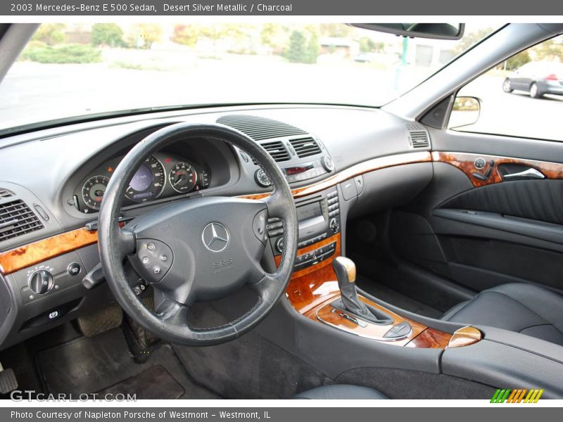 Desert Silver Metallic / Charcoal 2003 Mercedes-Benz E 500 Sedan