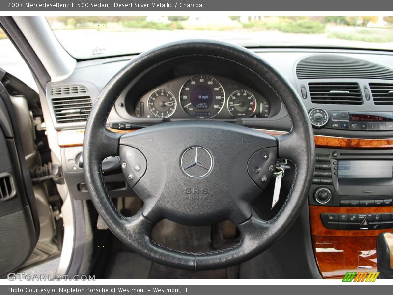 Desert Silver Metallic / Charcoal 2003 Mercedes-Benz E 500 Sedan