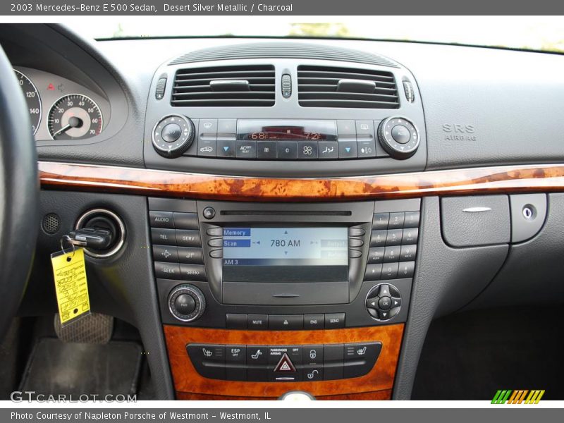 Desert Silver Metallic / Charcoal 2003 Mercedes-Benz E 500 Sedan