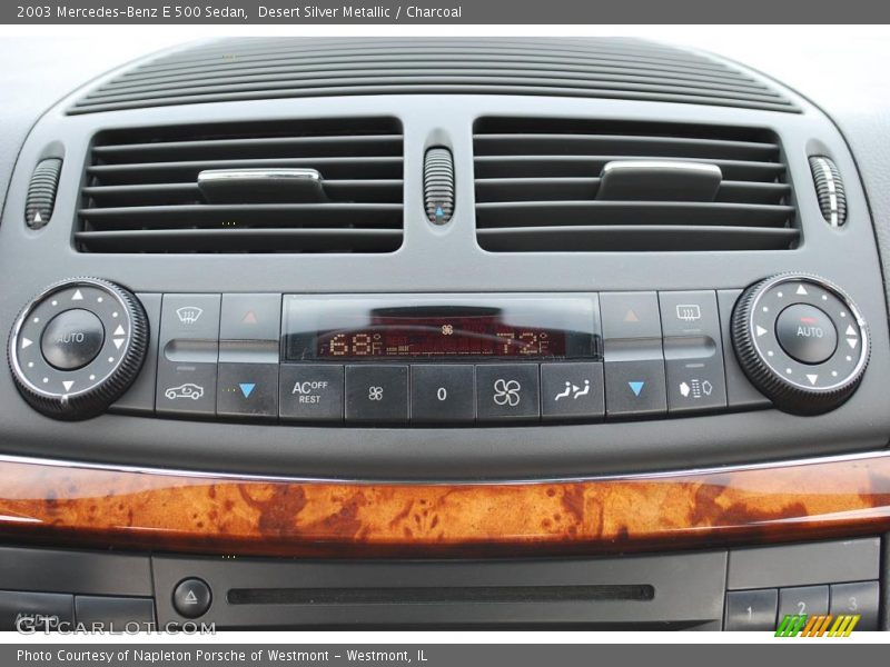 Desert Silver Metallic / Charcoal 2003 Mercedes-Benz E 500 Sedan
