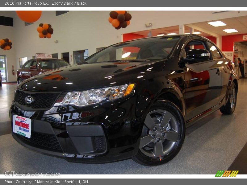 Ebony Black / Black 2010 Kia Forte Koup EX