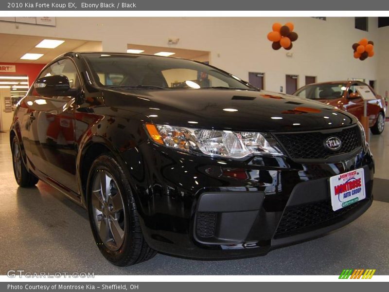 Ebony Black / Black 2010 Kia Forte Koup EX