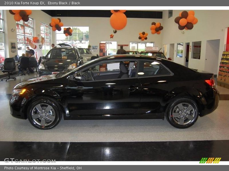 Ebony Black / Black 2010 Kia Forte Koup EX