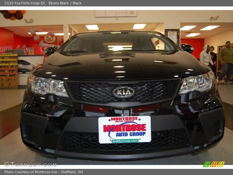 Ebony Black / Black 2010 Kia Forte Koup EX