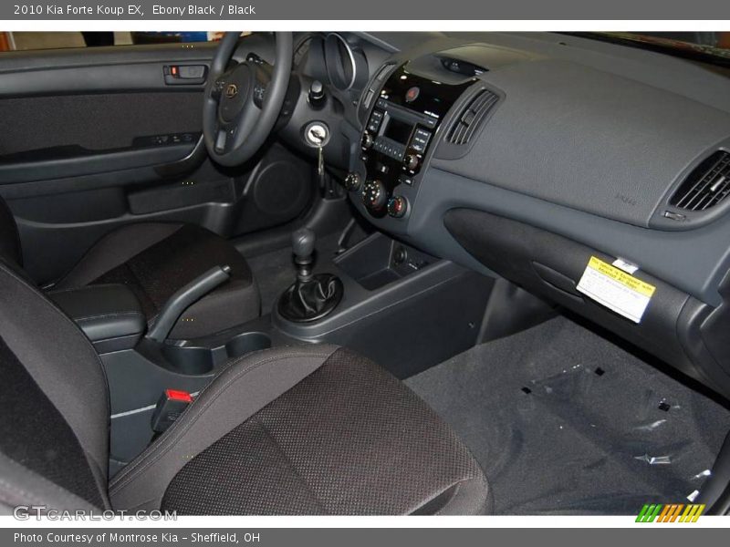 Ebony Black / Black 2010 Kia Forte Koup EX