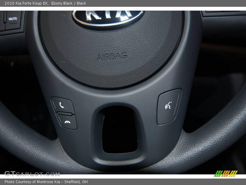 Ebony Black / Black 2010 Kia Forte Koup EX