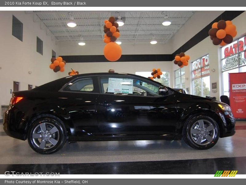 Ebony Black / Black 2010 Kia Forte Koup EX