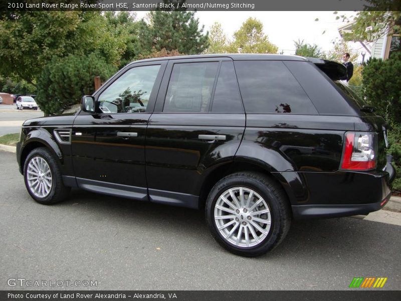 Santorini Black / Almond/Nutmeg Stitching 2010 Land Rover Range Rover Sport HSE