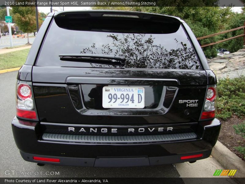 Santorini Black / Almond/Nutmeg Stitching 2010 Land Rover Range Rover Sport HSE