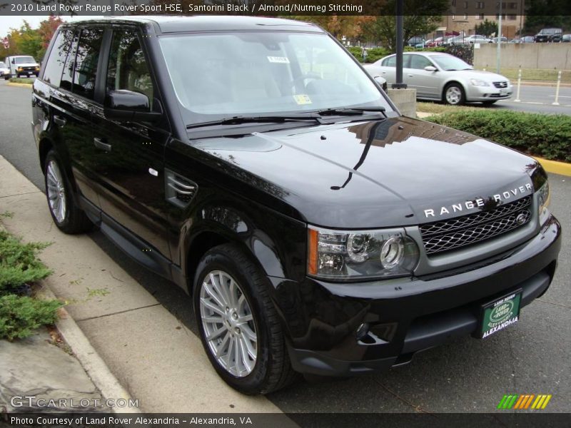 Santorini Black / Almond/Nutmeg Stitching 2010 Land Rover Range Rover Sport HSE