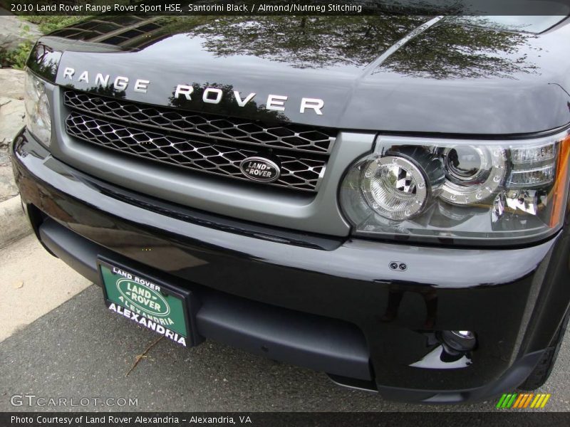Santorini Black / Almond/Nutmeg Stitching 2010 Land Rover Range Rover Sport HSE