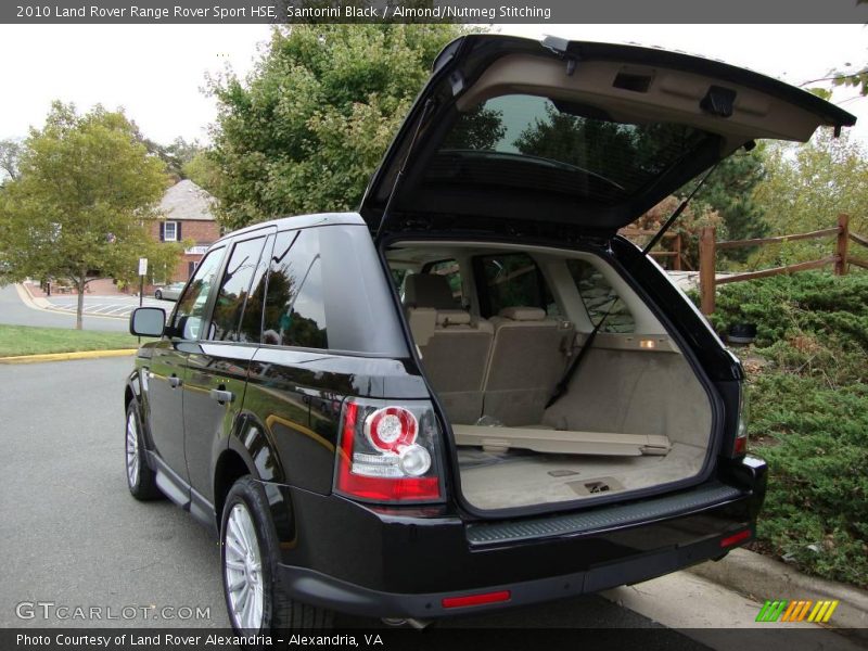 Santorini Black / Almond/Nutmeg Stitching 2010 Land Rover Range Rover Sport HSE