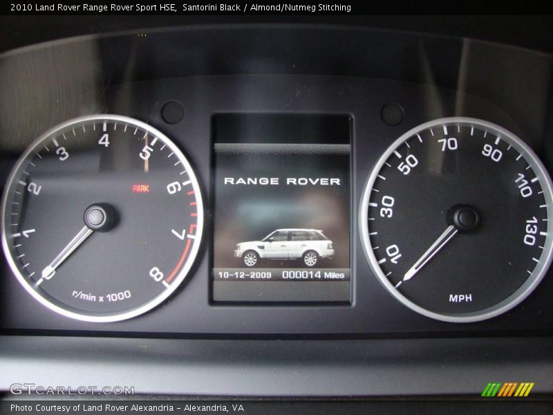 Santorini Black / Almond/Nutmeg Stitching 2010 Land Rover Range Rover Sport HSE