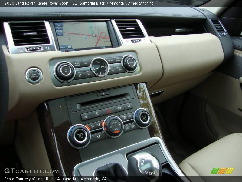 Santorini Black / Almond/Nutmeg Stitching 2010 Land Rover Range Rover Sport HSE