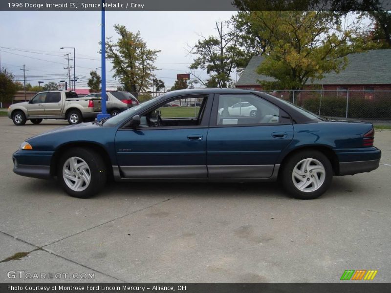 Spruce Metallic / Gray 1996 Dodge Intrepid ES