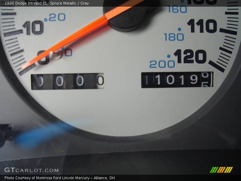 Spruce Metallic / Gray 1996 Dodge Intrepid ES