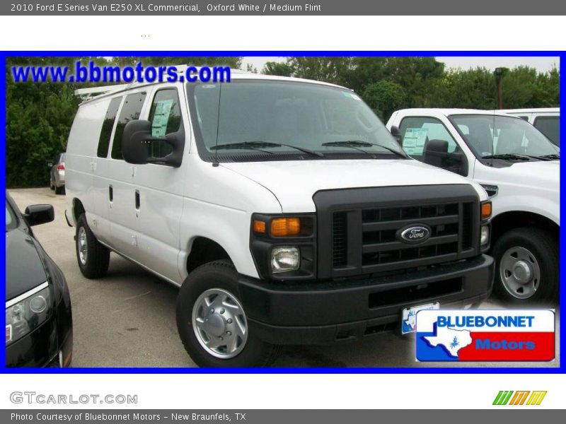 Oxford White / Medium Flint 2010 Ford E Series Van E250 XL Commericial