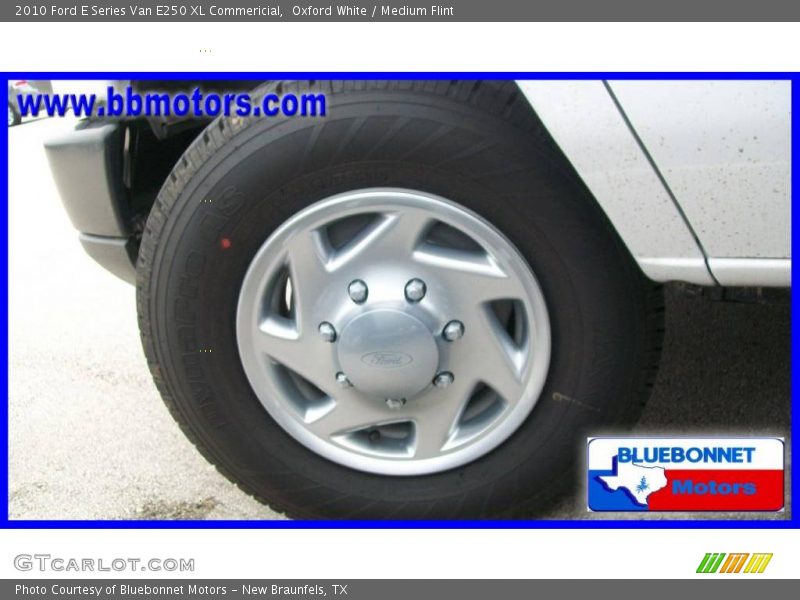 Oxford White / Medium Flint 2010 Ford E Series Van E250 XL Commericial