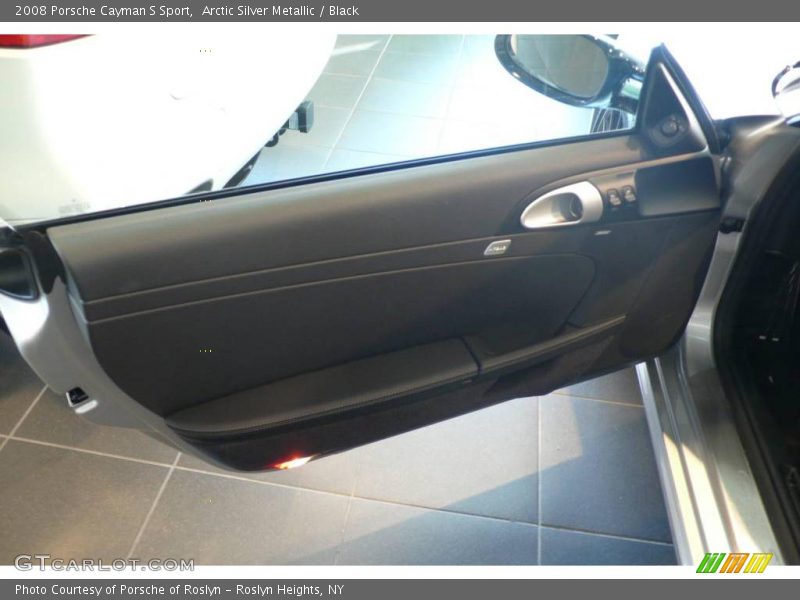 Arctic Silver Metallic / Black 2008 Porsche Cayman S Sport
