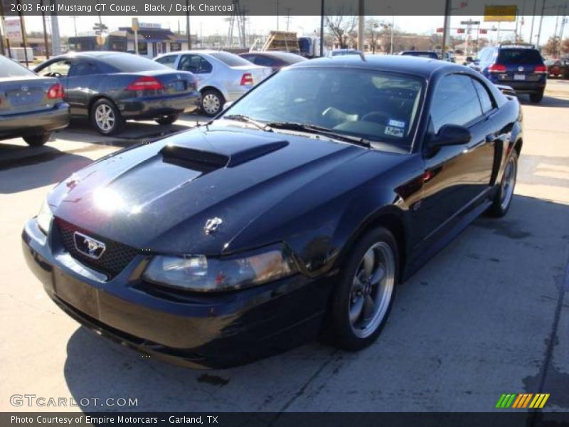Black / Dark Charcoal 2003 Ford Mustang GT Coupe